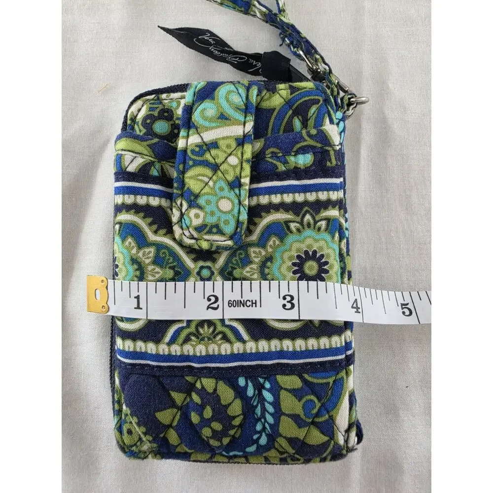Vera Bradley Wristlet Wallet Retired Rhythm and Blues Pattern ExcellentCondition